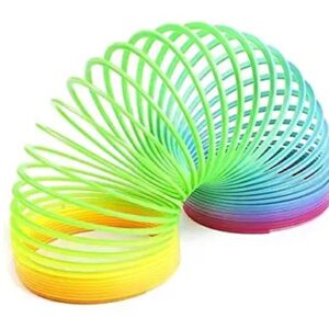 Magic Rainbow Spring Bouncy Expandable Slinky Toy for Kids