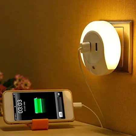 Smart Control Sensor LED Night Light Bedroom Lamp